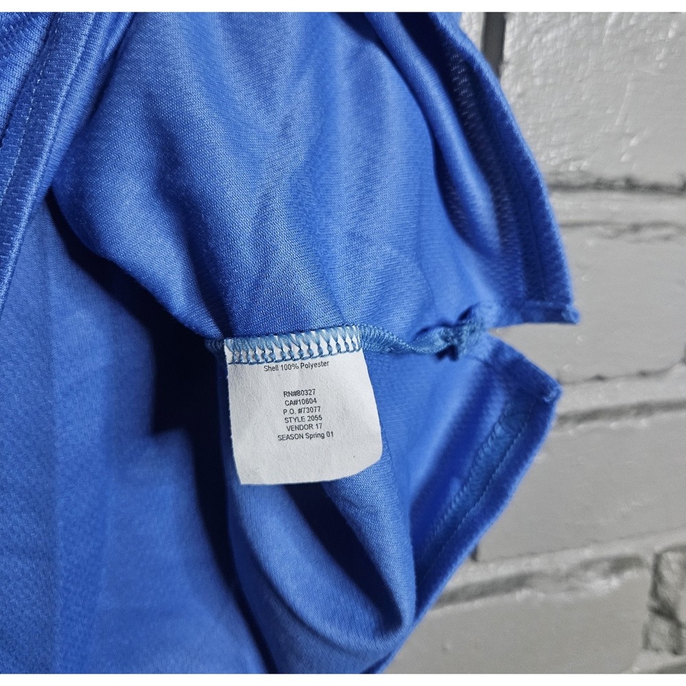 Vintage Pearl Izumi Women's Active Shirt Size L Blue Contrast Trim - Picture 4 of 7